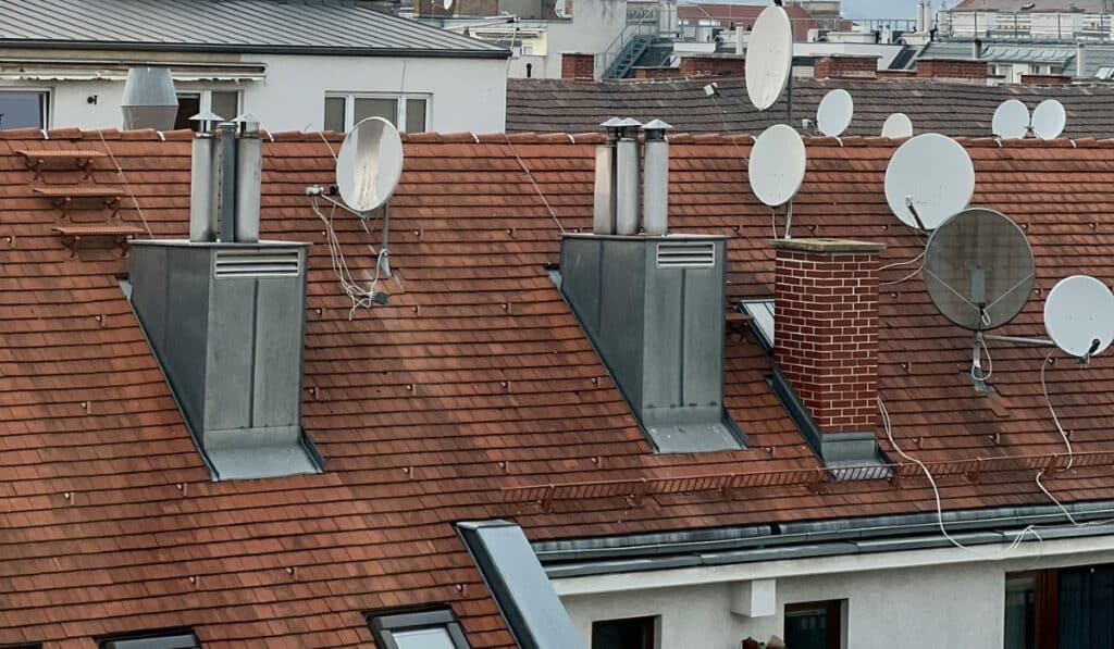 Satellite dish removal in Woking